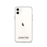 iPhone-Hülle black/pink transparent