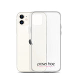 iPhone-Hülle black/pink transparent