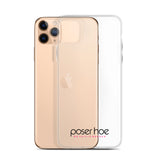 iPhone-Hülle black/pink transparent