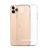 iPhone-Hülle white/pink transparent