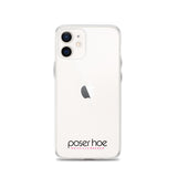 iPhone-Hülle black/pink transparent