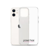 iPhone-Hülle black/pink transparent