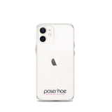 iPhone-Hülle black/pink transparent