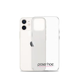 iPhone-Hülle black/pink transparent