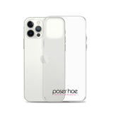 iPhone-Hülle black/pink transparent
