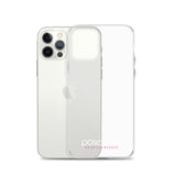 iPhone-Hülle white/pink transparent