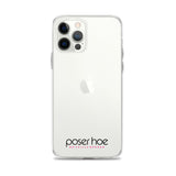iPhone-Hülle black/pink transparent
