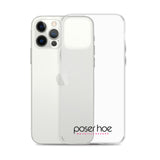 iPhone-Hülle black/pink transparent