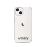iPhone-Hülle black/pink transparent