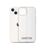 iPhone-Hülle black/pink transparent