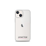 iPhone-Hülle black/pink transparent