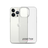 iPhone-Hülle black/pink transparent