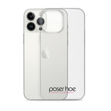 iPhone-Hülle black/pink transparent