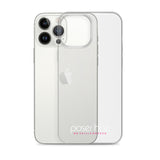iPhone-Hülle white/pink transparent