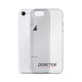 iPhone-Hülle black/pink transparent
