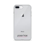 iPhone-Hülle black/pink transparent
