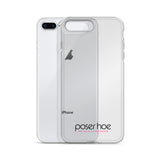iPhone-Hülle black/pink transparent