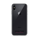iPhone-Hülle black/pink transparent