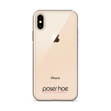 iPhone-Hülle black/pink transparent