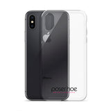 iPhone-Hülle black/pink transparent