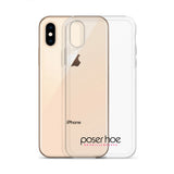 iPhone-Hülle black/pink transparent