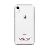 iPhone-Hülle black/pink transparent