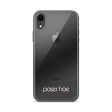 iPhone-Hülle white/pink transparent