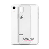 iPhone-Hülle black/pink transparent