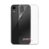 iPhone-Hülle white/pink transparent