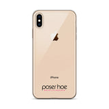 iPhone-Hülle black/pink transparent
