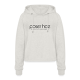 Basic Frauen Cropped Hoodie - edition Magic - Beige meliert
