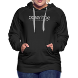 Basic Frauen Hoodie - black devil - Schwarz
