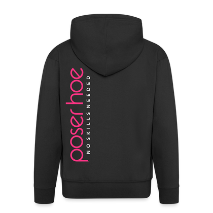 Moto Männer Kapuzenjacke - pink princess - Schwarz