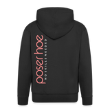 Moto Männer Kapuzenjacke - rose flower - Schwarz