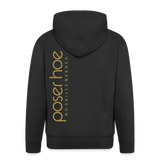 Moto Unisex Kapuzenjacke - edition gold - Schwarz