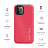 Premium Hardcase iPhone Handyhülle - pink princess