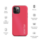 Premium Hardcase iPhone Handyhülle - pink princess