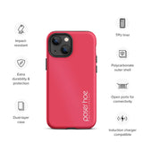 Premium Hardcase iPhone Handyhülle - pink princess