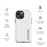 Premium Hardcase iPhone Handyhülle - white angel