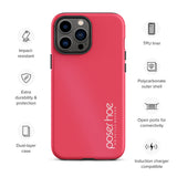 Premium Hardcase iPhone Handyhülle - pink princess